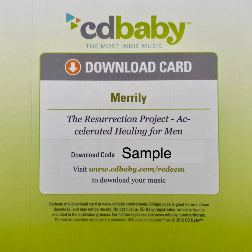 XY - The Resurrection Project Album - Download Card with Cover Art Sticker